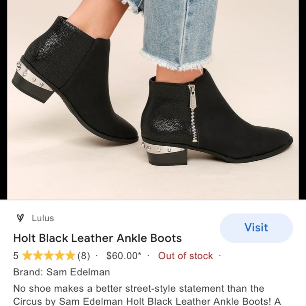 Sam Edelman circus ankle boots